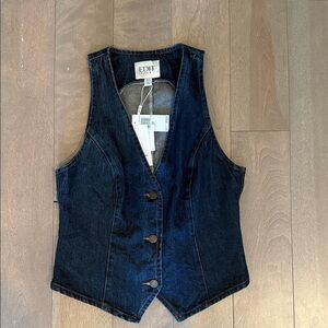 NWT Jason Wu blue denim vest